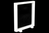 7" (XL) Floating Frame Display Cases With Stands - White - Photo 5